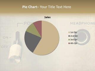 Aluminium Music Amplifier PowerPoint Template