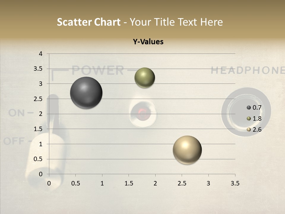 Aluminium Music Amplifier PowerPoint Template