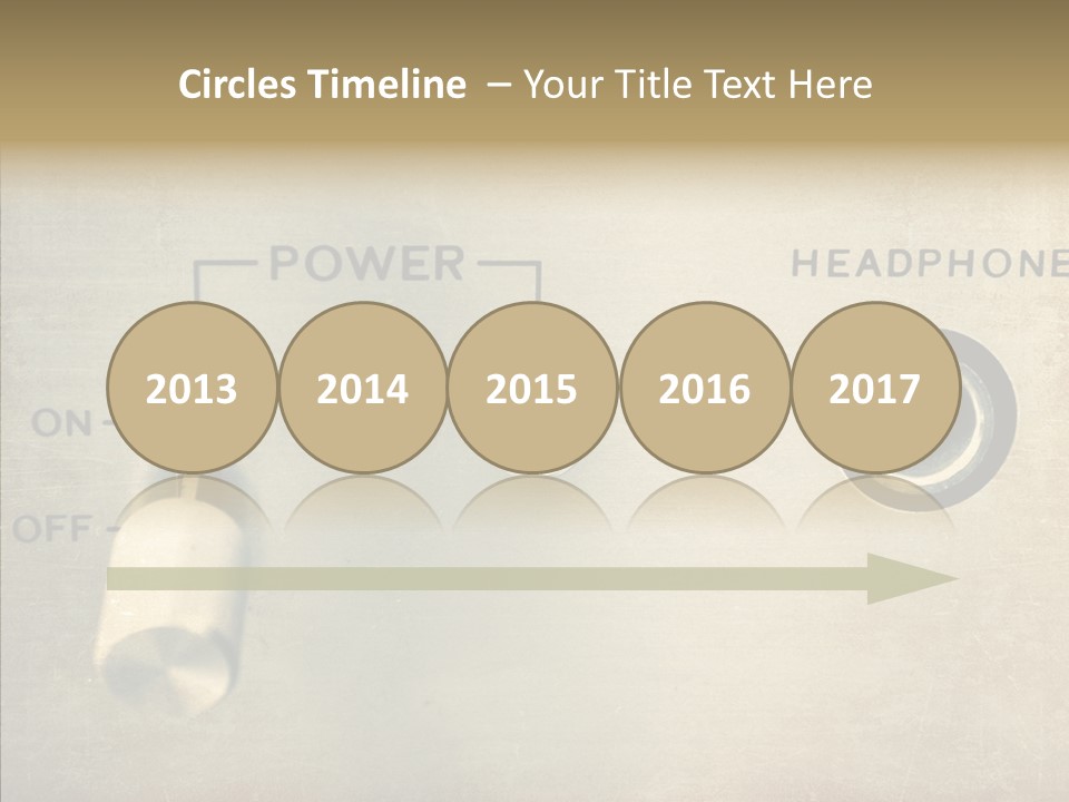 Aluminium Music Amplifier PowerPoint Template