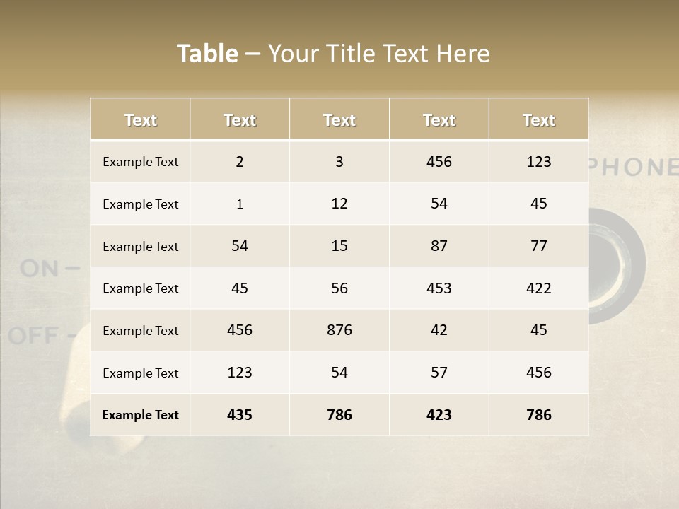 Aluminium Music Amplifier PowerPoint Template