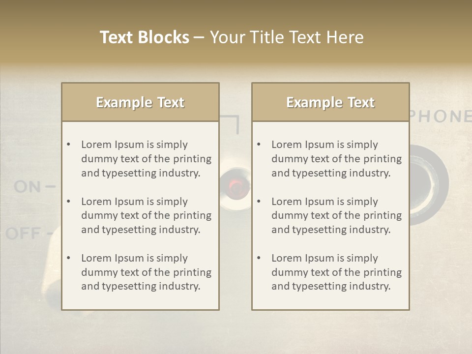 Aluminium Music Amplifier PowerPoint Template