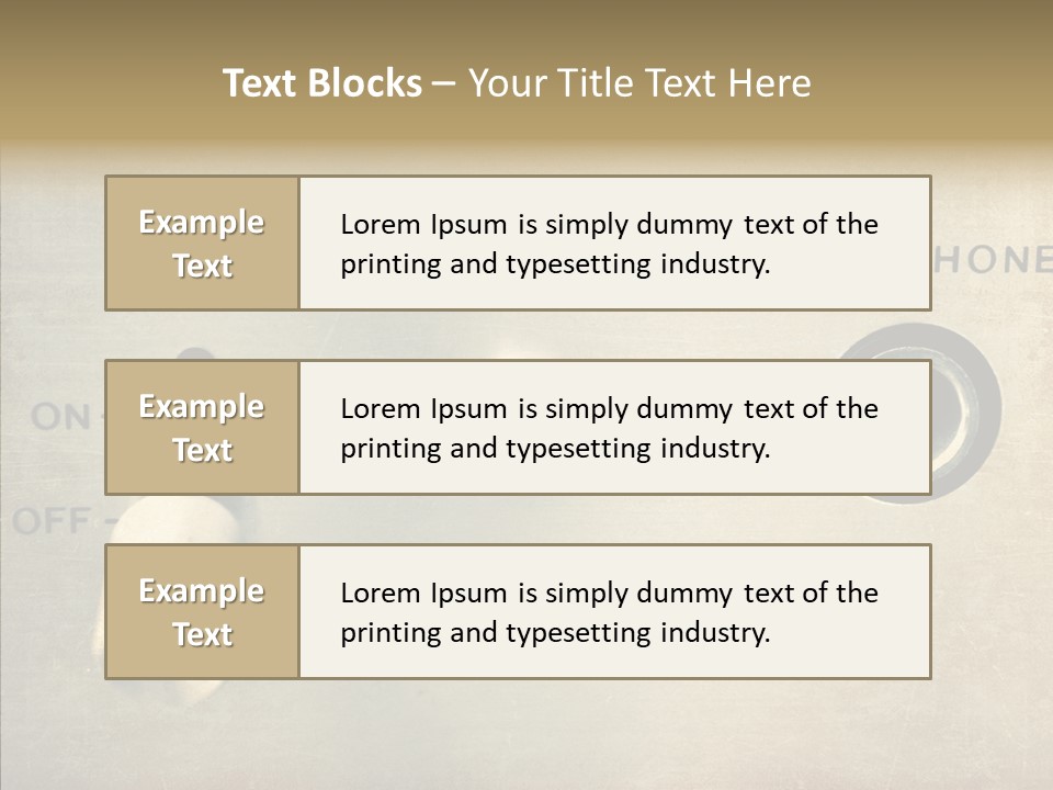 Aluminium Music Amplifier PowerPoint Template