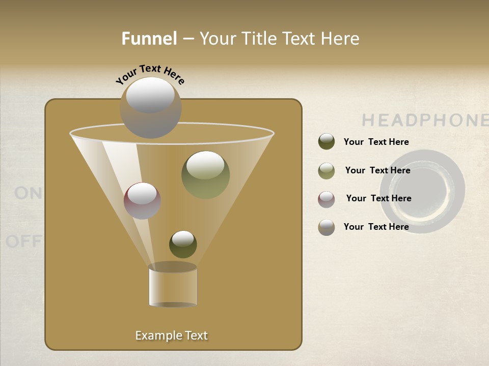 Aluminium Music Amplifier PowerPoint Template