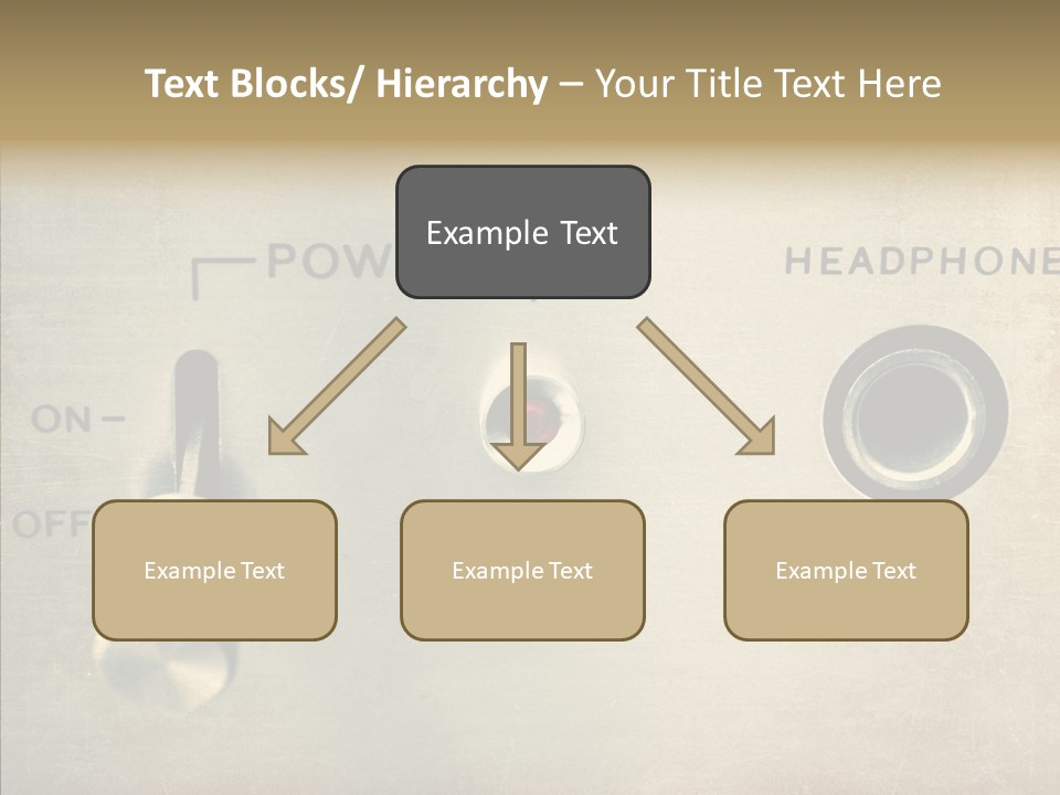 Aluminium Music Amplifier PowerPoint Template