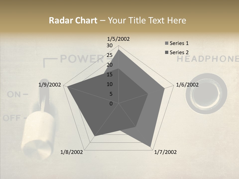 Aluminium Music Amplifier PowerPoint Template