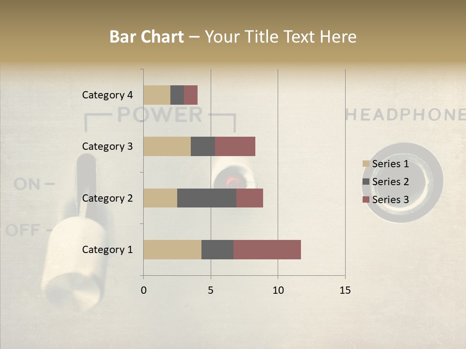 Aluminium Music Amplifier PowerPoint Template