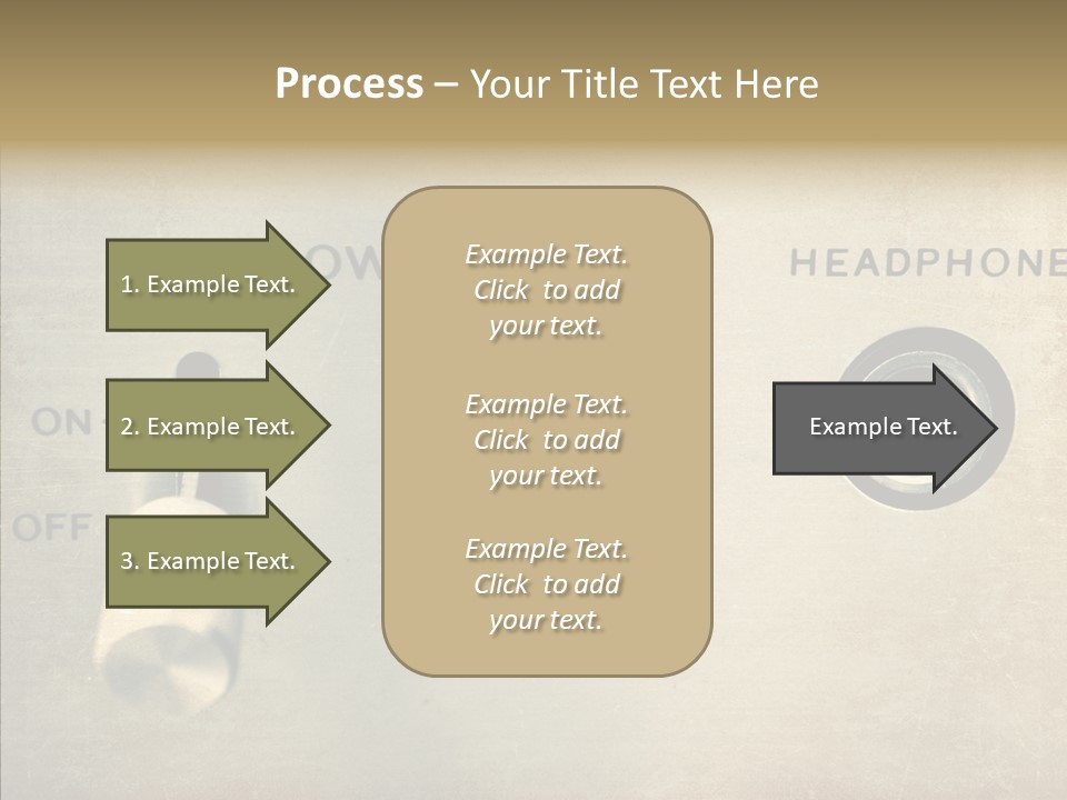Aluminium Music Amplifier PowerPoint Template