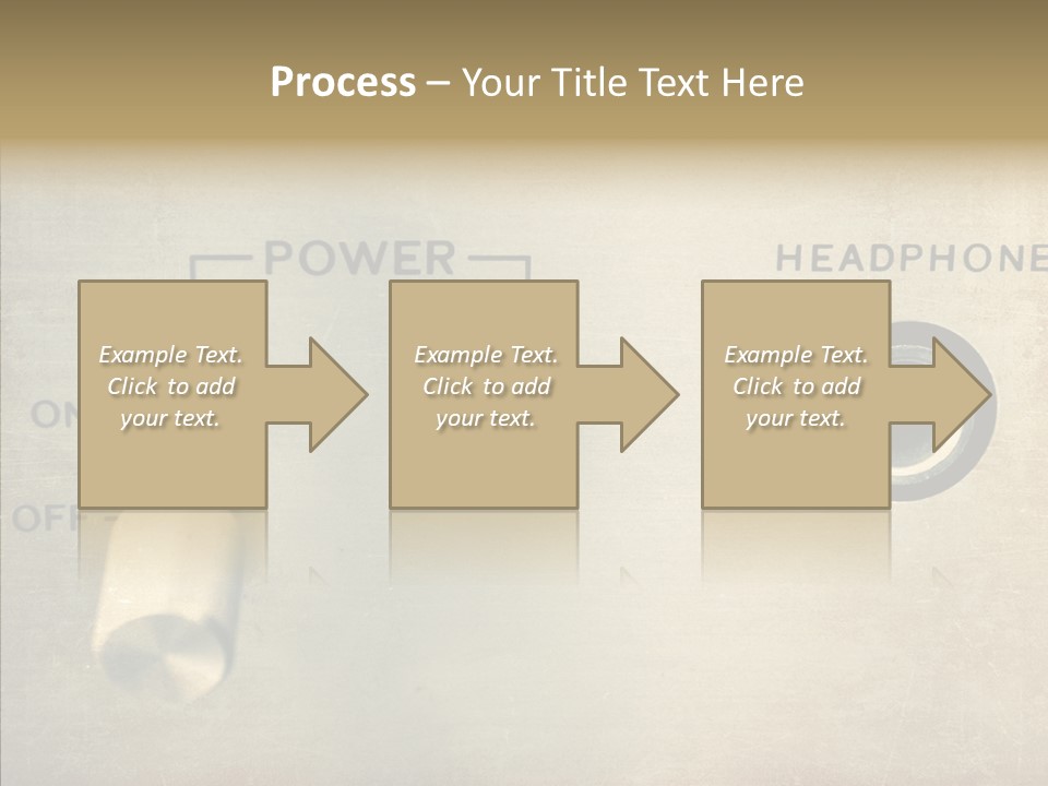 Aluminium Music Amplifier PowerPoint Template