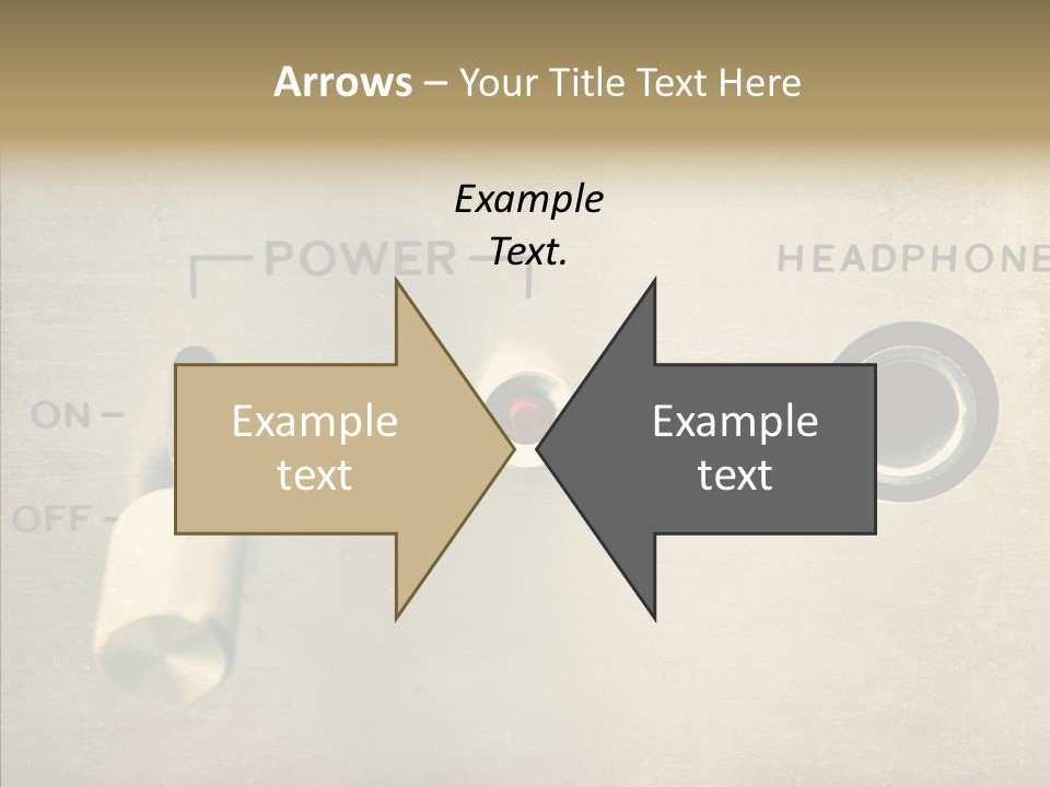 Aluminium Music Amplifier PowerPoint Template