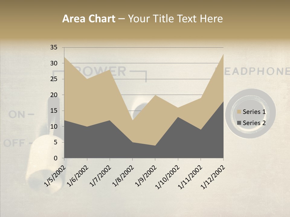 Aluminium Music Amplifier PowerPoint Template