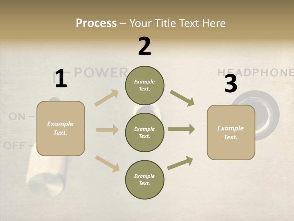Aluminium Music Amplifier PowerPoint Template