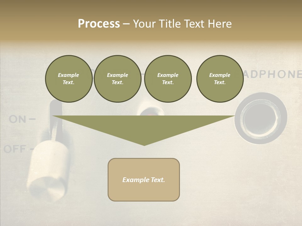 Aluminium Music Amplifier PowerPoint Template