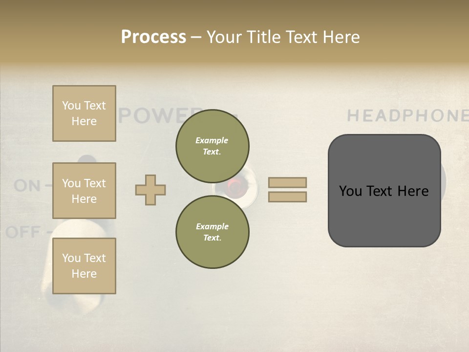 Aluminium Music Amplifier PowerPoint Template