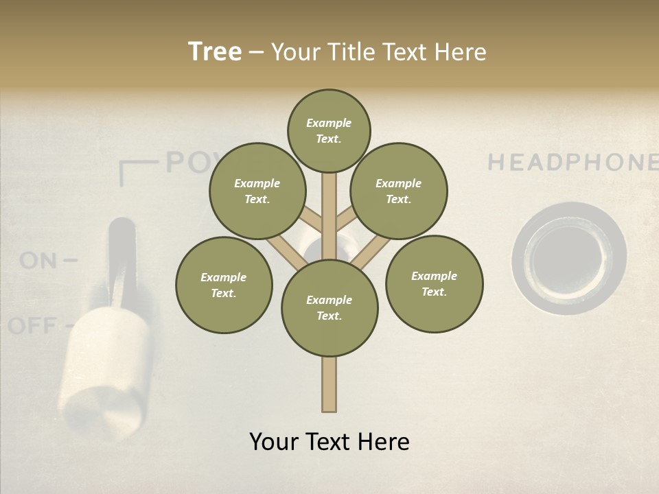 Aluminium Music Amplifier PowerPoint Template