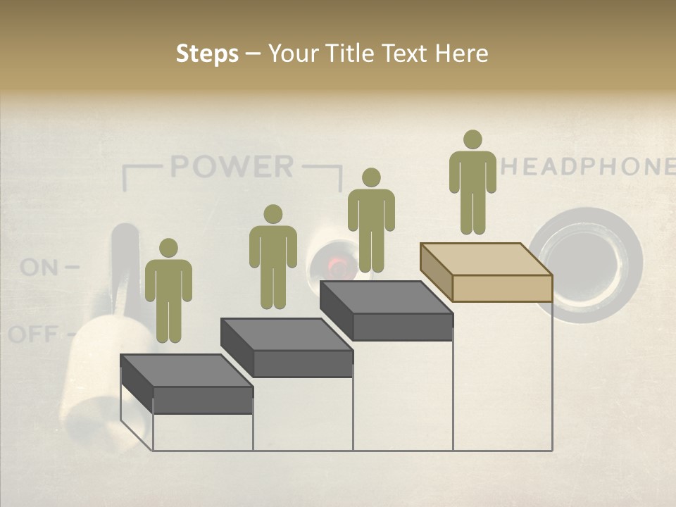 Aluminium Music Amplifier PowerPoint Template