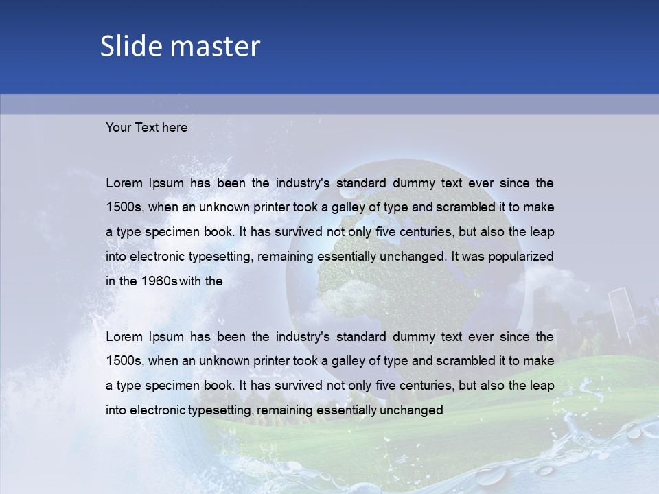 Copy Space Risk Decisions PowerPoint Template