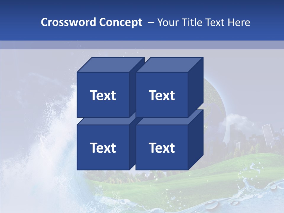 Copy Space Risk Decisions PowerPoint Template