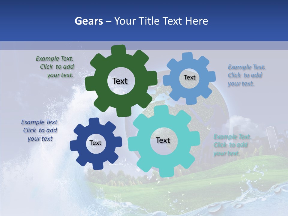 Copy Space Risk Decisions PowerPoint Template