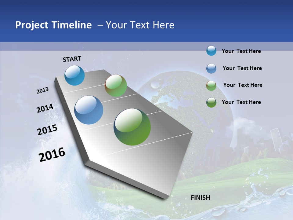 Copy Space Risk Decisions PowerPoint Template