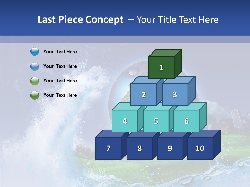 Copy Space Risk Decisions PowerPoint Template