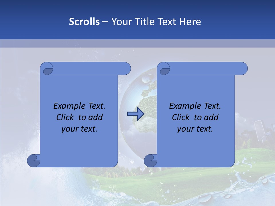 Copy Space Risk Decisions PowerPoint Template
