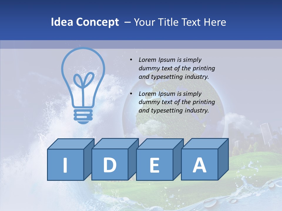 Copy Space Risk Decisions PowerPoint Template