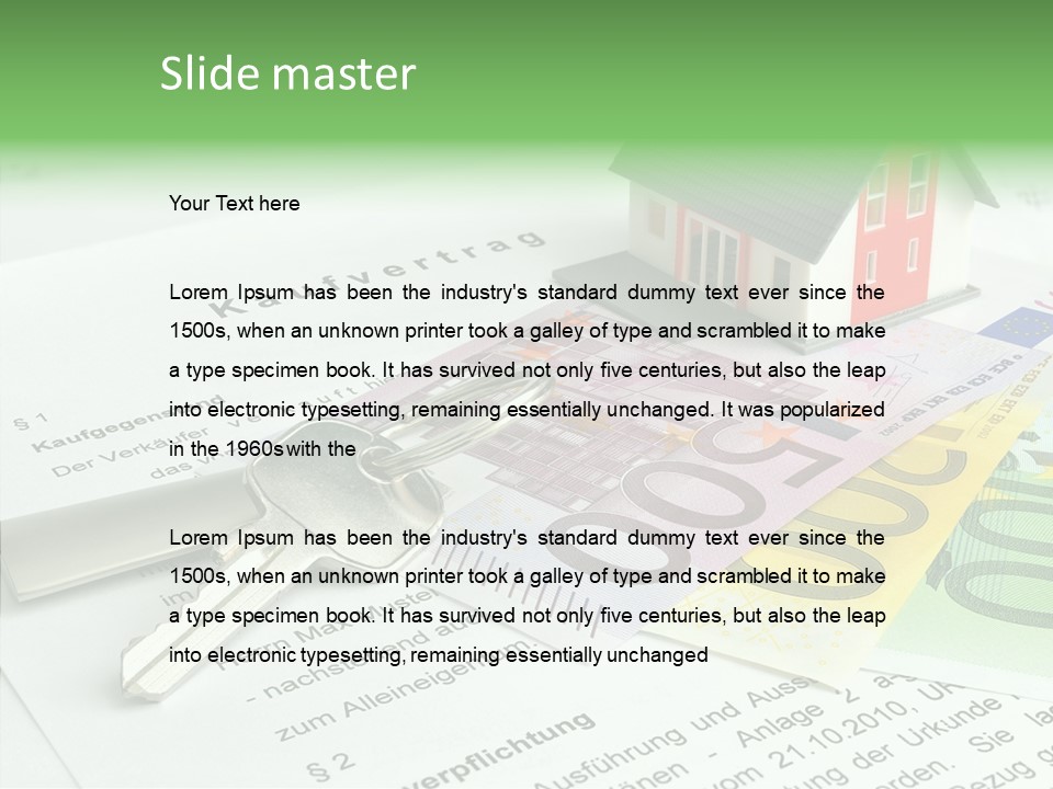 Euro House Concept PowerPoint Template