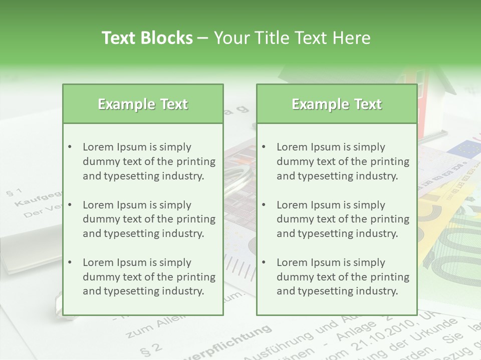 Euro House Concept PowerPoint Template