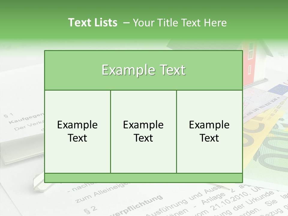 Euro House Concept PowerPoint Template