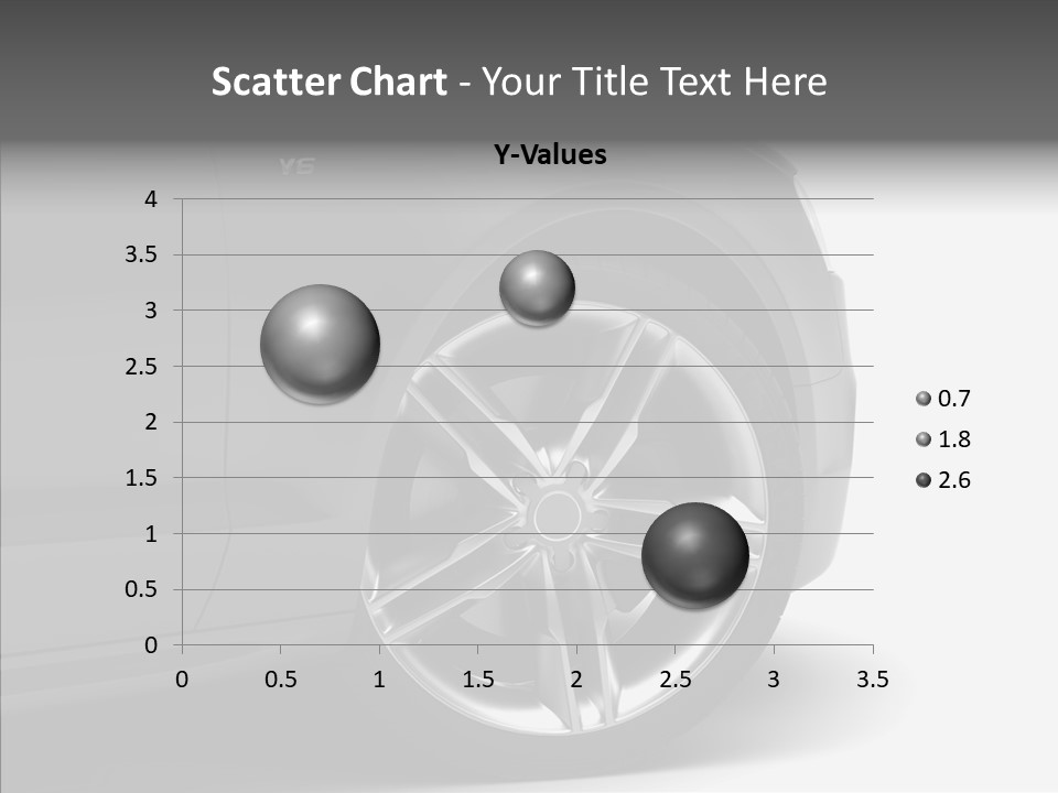 Glance Brake Black PowerPoint Template