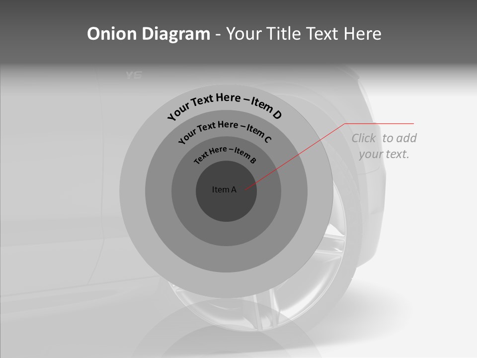 Glance Brake Black PowerPoint Template