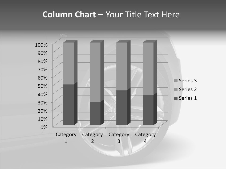 Glance Brake Black PowerPoint Template