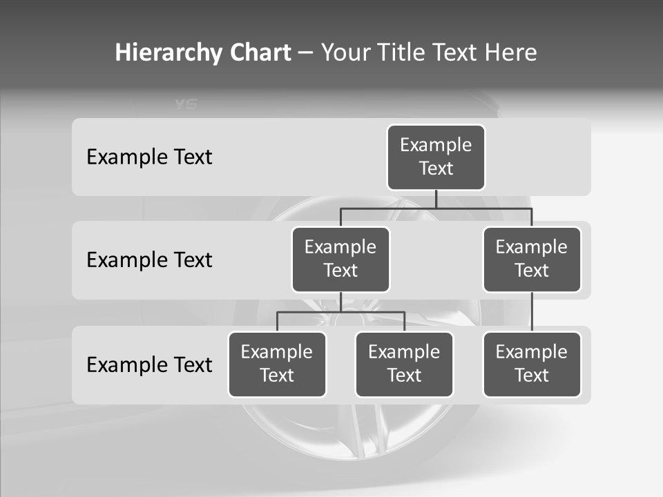 Glance Brake Black PowerPoint Template