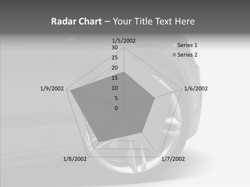 Glance Brake Black PowerPoint Template