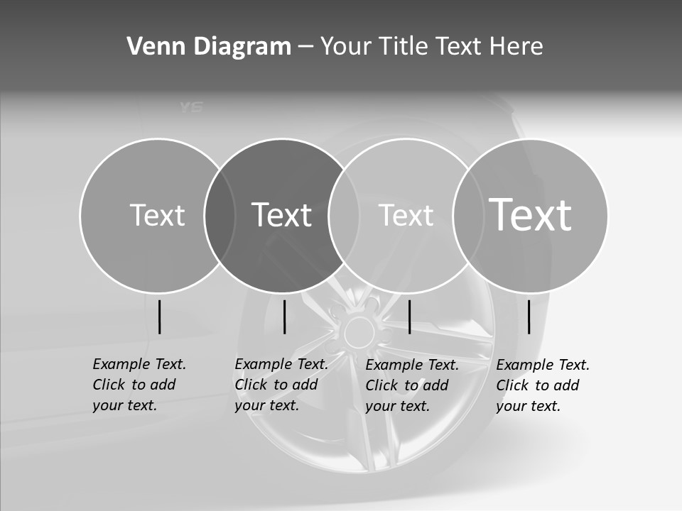 Glance Brake Black PowerPoint Template