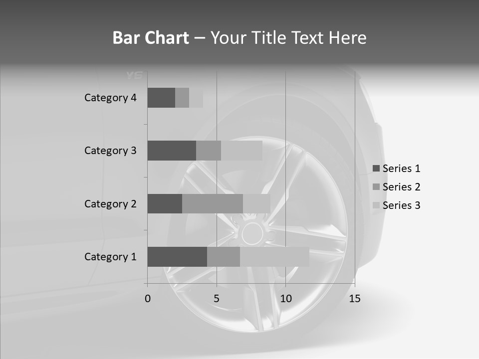 Glance Brake Black PowerPoint Template