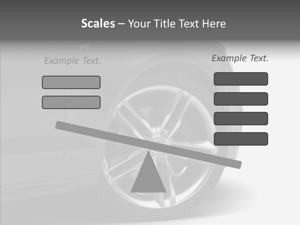 Glance Brake Black PowerPoint Template