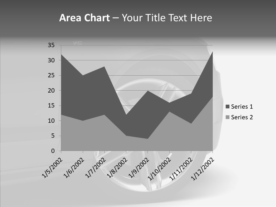 Glance Brake Black PowerPoint Template