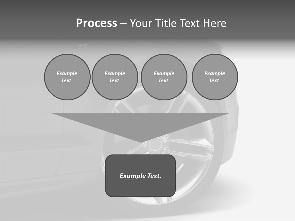 Glance Brake Black PowerPoint Template