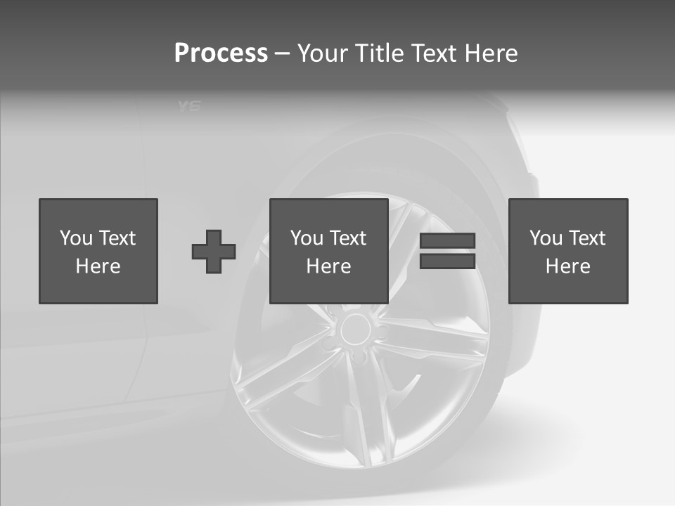 Glance Brake Black PowerPoint Template