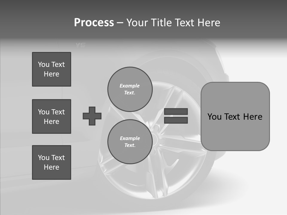 Glance Brake Black PowerPoint Template