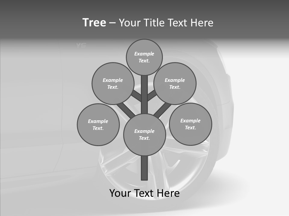 Glance Brake Black PowerPoint Template