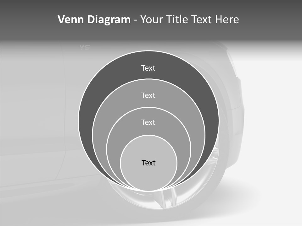 Glance Brake Black PowerPoint Template