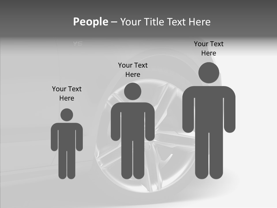 Glance Brake Black PowerPoint Template