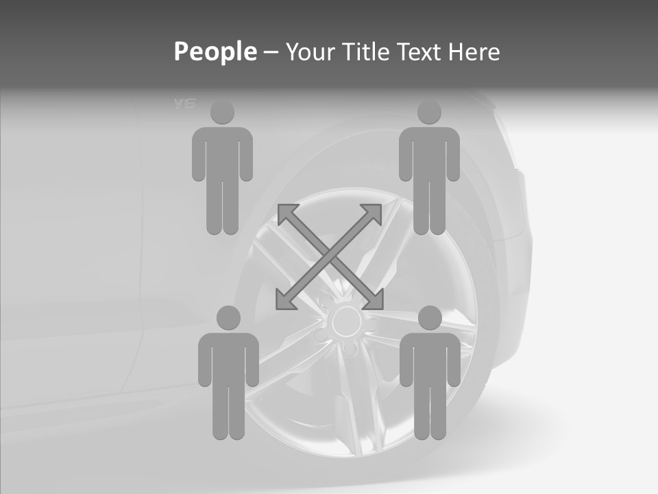 Glance Brake Black PowerPoint Template