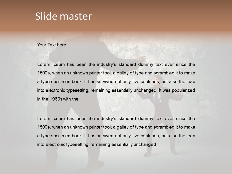 Man Argue Chief PowerPoint Template