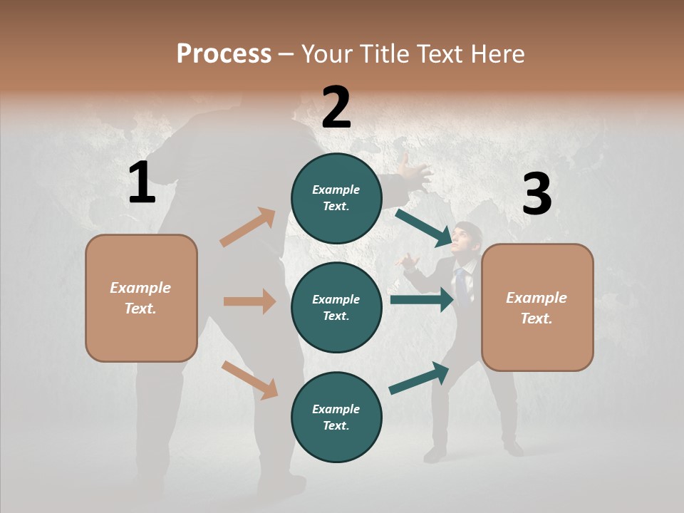 Man Argue Chief PowerPoint Template