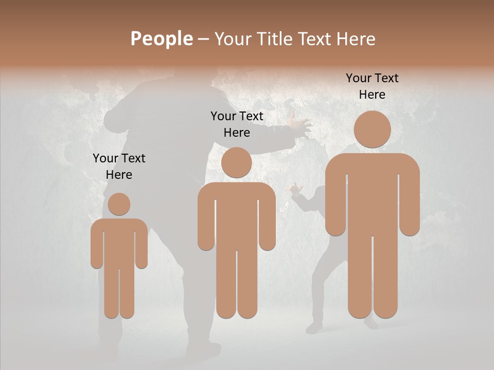 Man Argue Chief PowerPoint Template