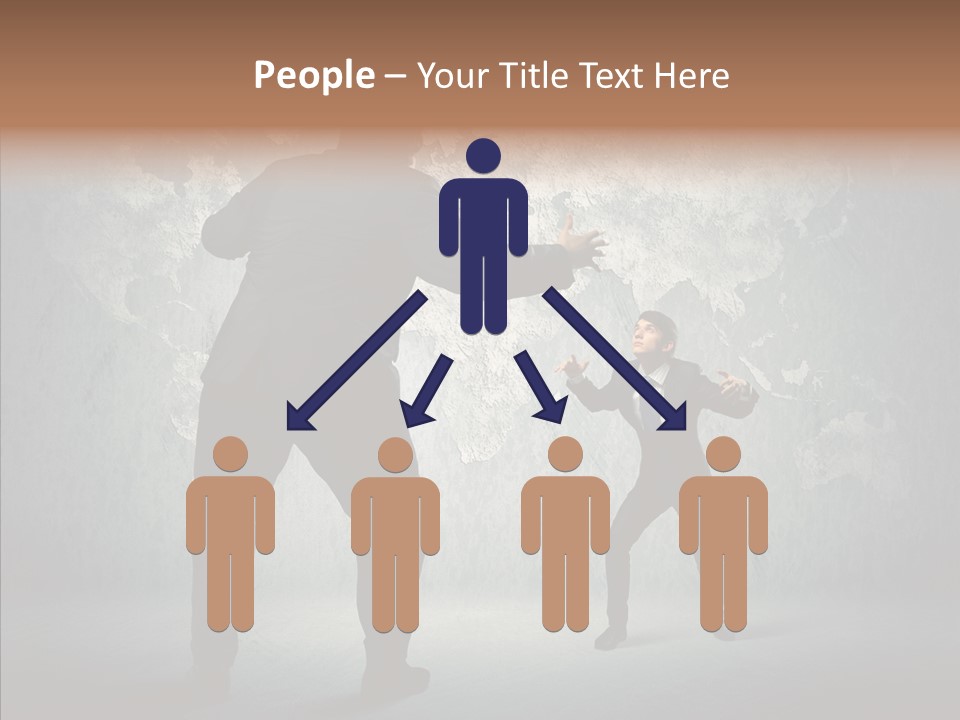 Man Argue Chief PowerPoint Template