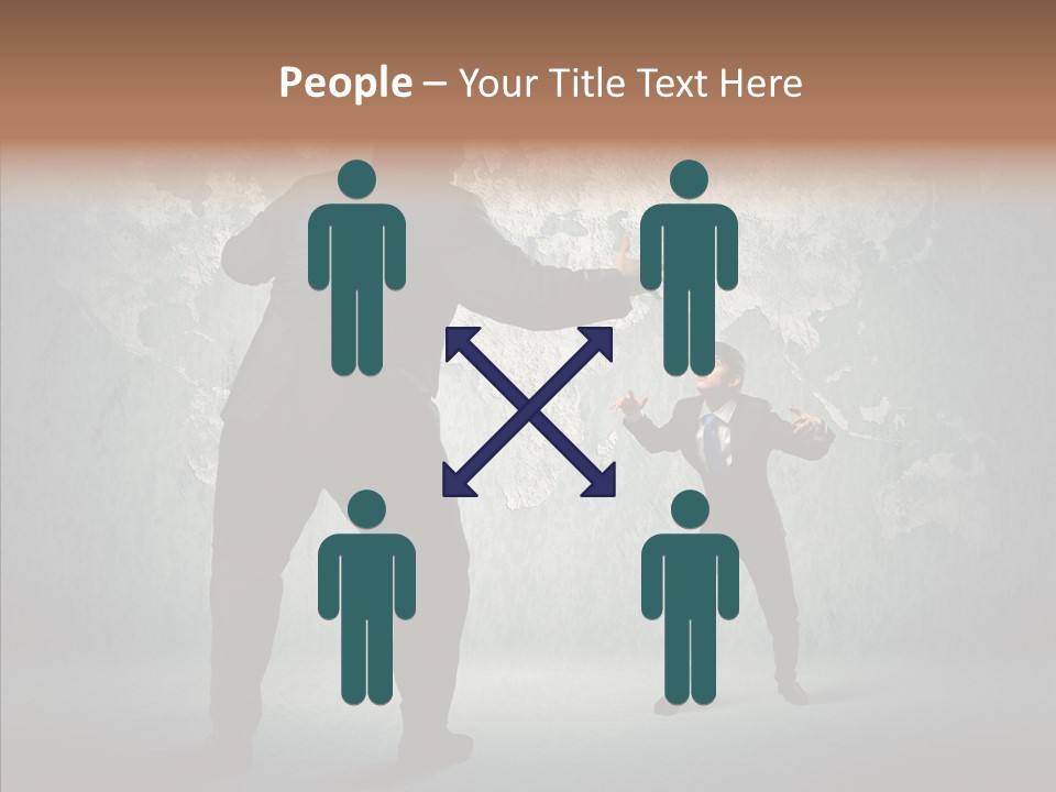 Man Argue Chief PowerPoint Template